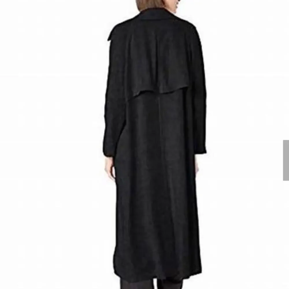 Rachel Pally black linen blend duster jacket size Small